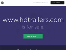 Tablet Screenshot of hdtrailers.com